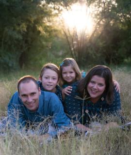 Lisa Paine and family